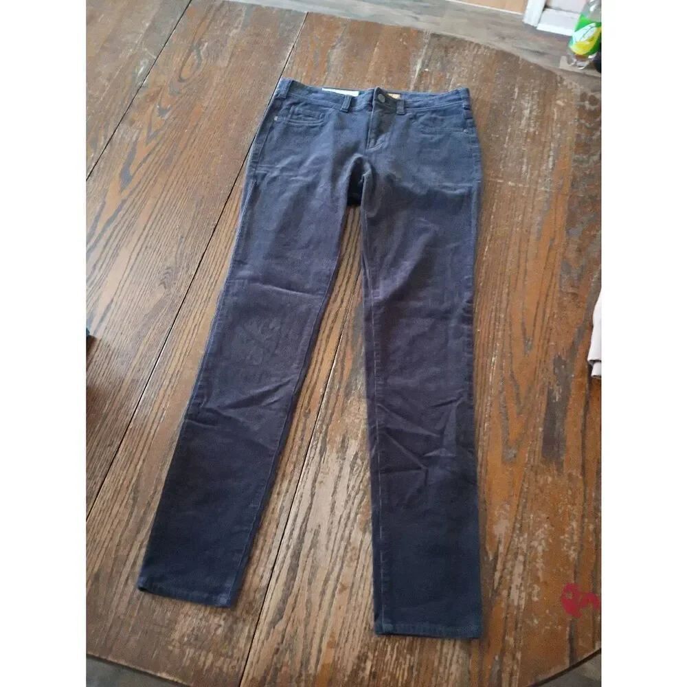 27" Petite Waist Pilcro and the Letterpress Anthropology Grey Corduroy  Pants